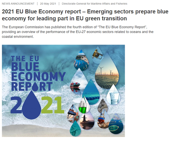 2021 EU Blue Economy report – Emerging sectors prepare blue …